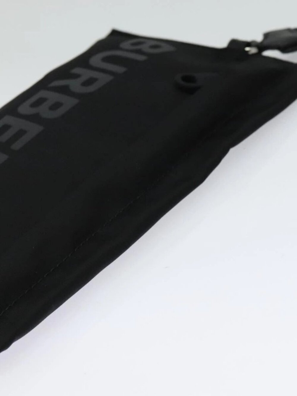 BURBERRY Pouch Nylon Black Silver - Picture 9 of 16